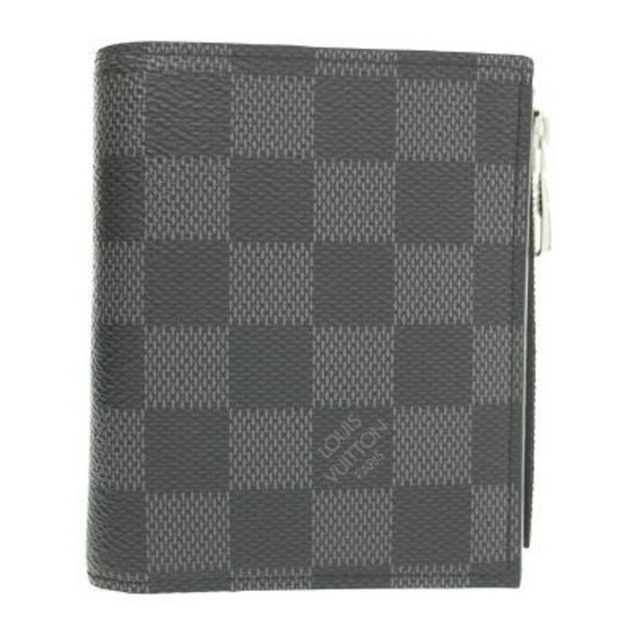 Louis Vuitton Damier Graphite Black Portefeuille Bifold Wallet - Picture 1 of 5